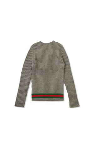 grey cotton jumper GUCCI KIDS | 785284XKD2W1127